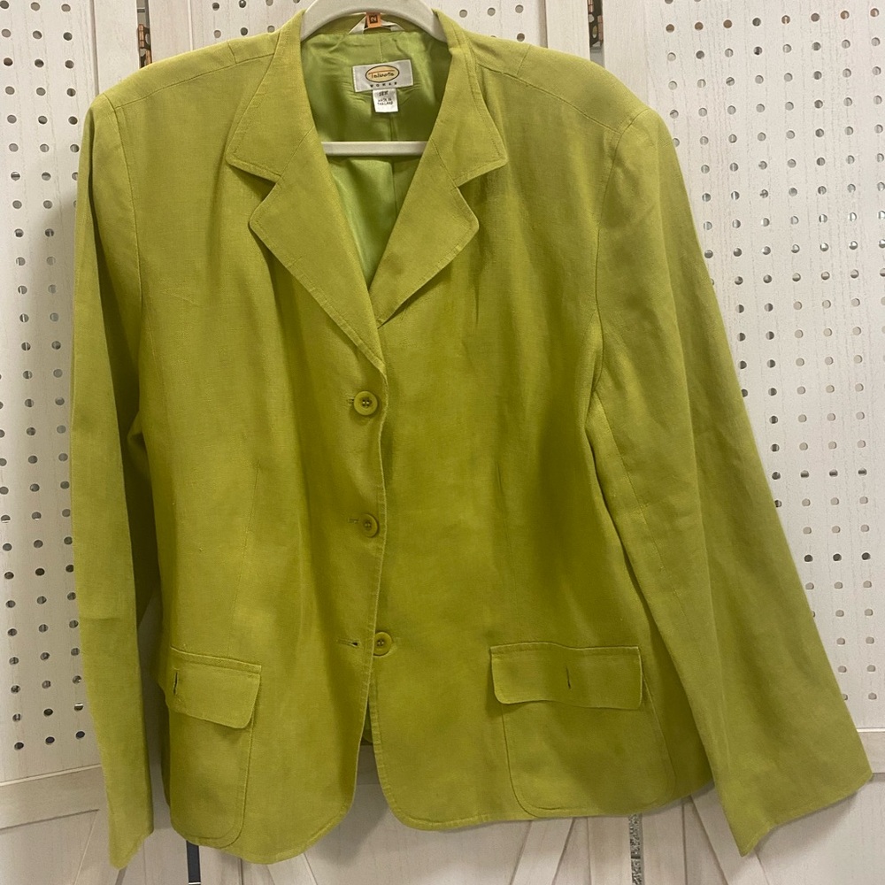 Talbots Lime Green Blazer